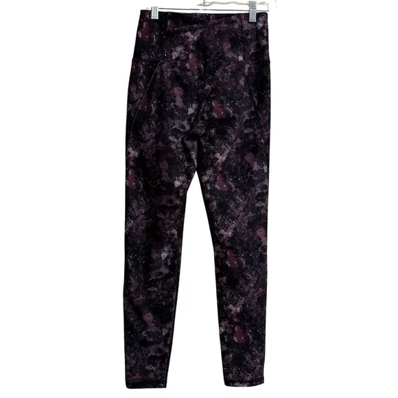 Marika Snake‎ Print High Rise Leggings Athletic Pants Women Size S - Picture 7 of 7
